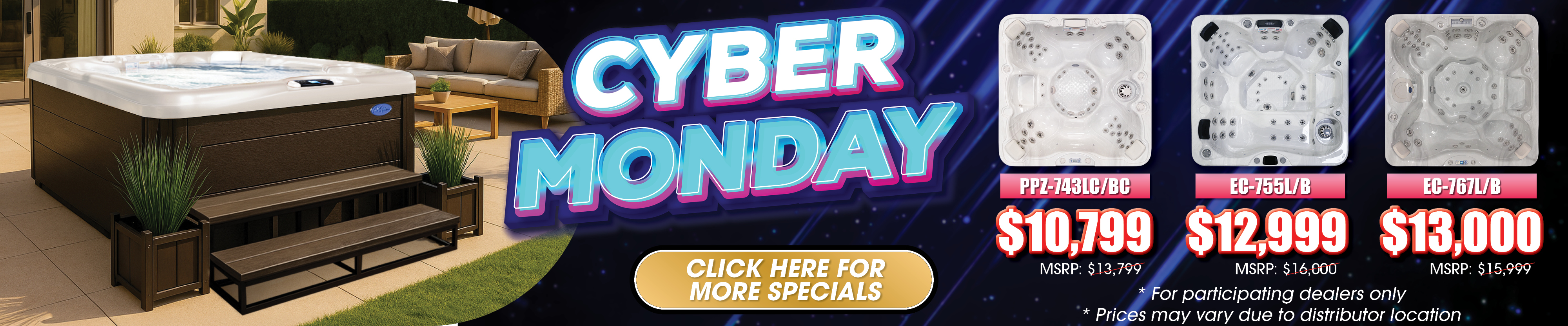 Calspas hot tub being used in a family setting - Millvale