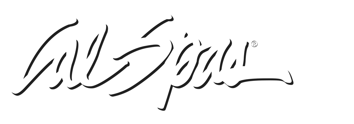 Calspas White logo hot tubs spas for sale Millvale